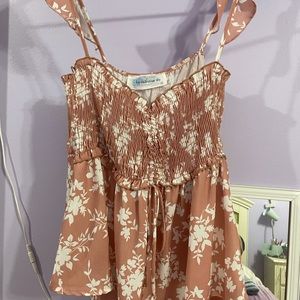 Brand new floral top, never worn